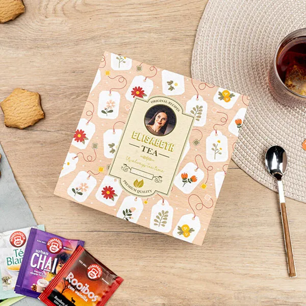 Cadeau pour Mamie : une boite à thé personnalisée