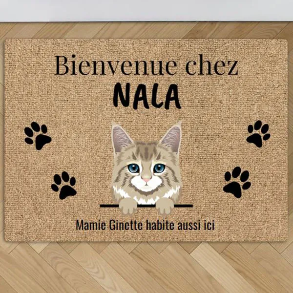 Cadeau pour Mamie : un paillasson personnalisé