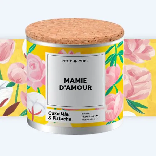 Cadeau pour Mamie : du thé personnalisé 