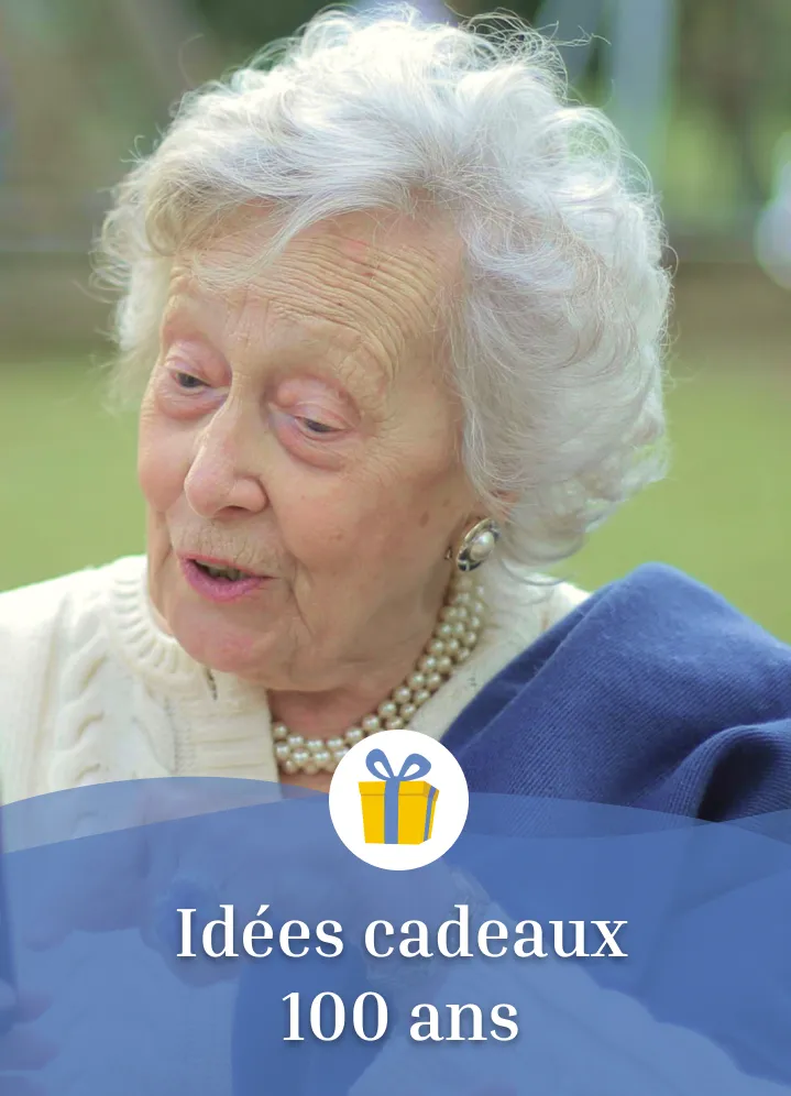 Idée cadeau femme 100 ans