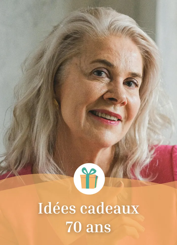 Idée cadeau femme 70 ans