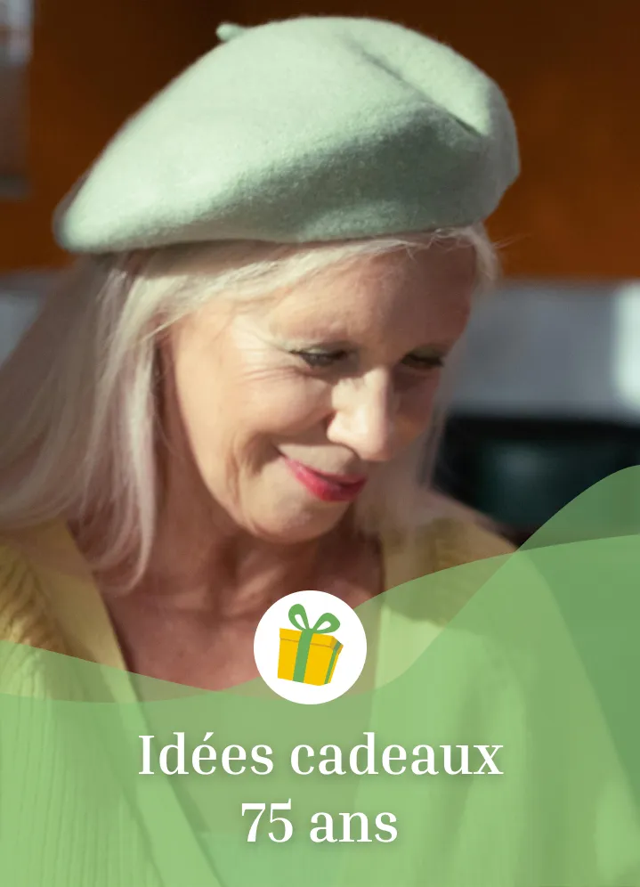 Idée cadeau femme 75 ans