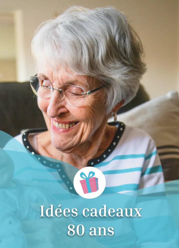 Idée cadeau femme 80 ans