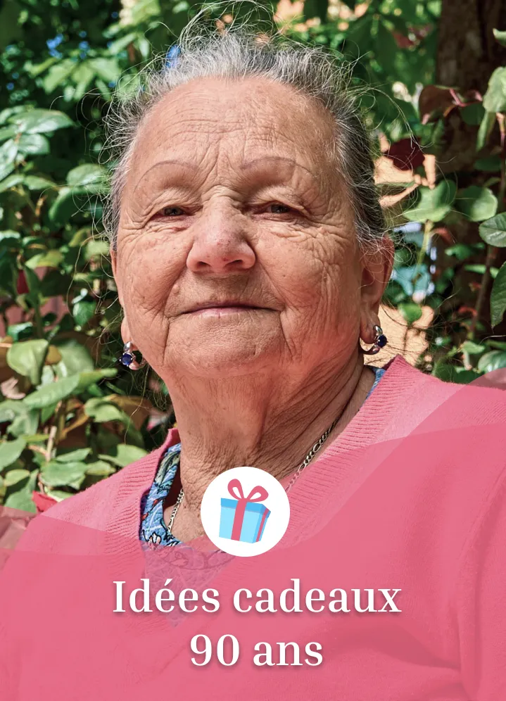 Idée cadeau femme 90 ans
