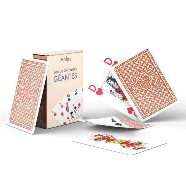 Cadeau d'anniversaire pour une Mamie de 90 ans : des jeux de carte XXL